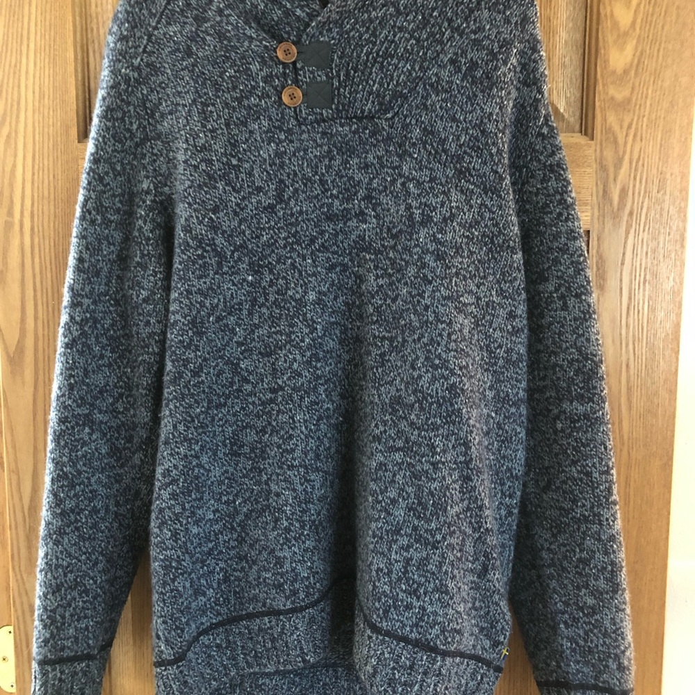Fjallraven Lada wool blue sweater